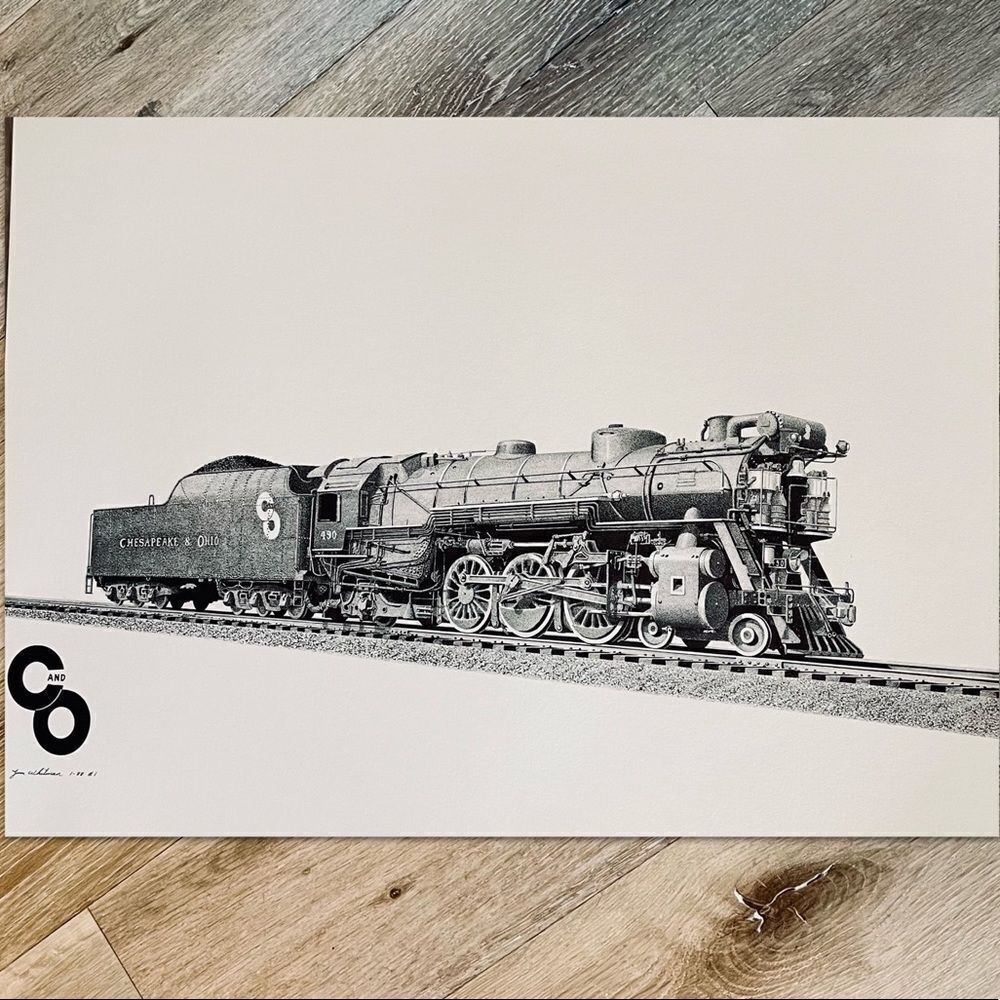 Chesapeake & Ohio Railway 490 Train Prints